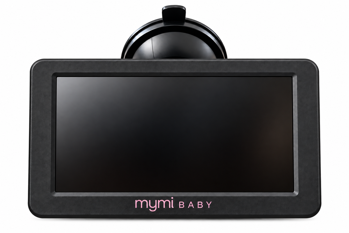 Mymi Baby Car Monitor screen with wide view for checking baby while driving stable 